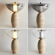 Mariven Travertine Table Lamp
