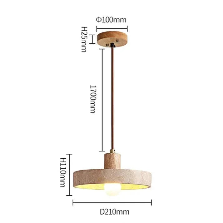 Ryne Travertine Pendant Lamp