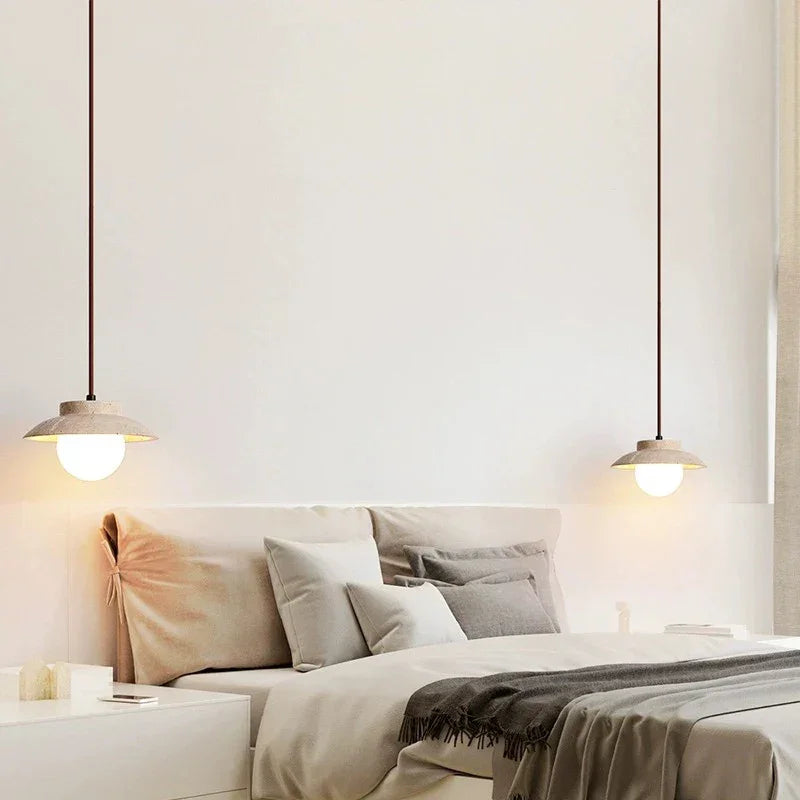 Brianna Travertine Pendant Lamp