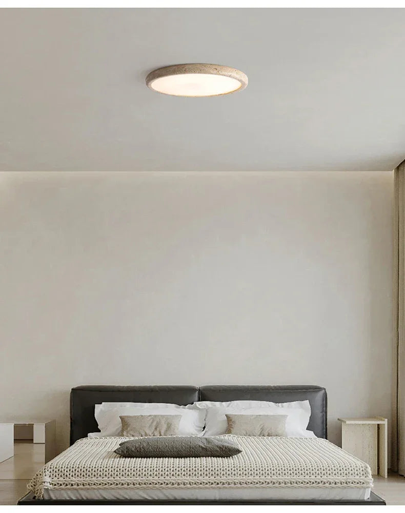 Monica Travertine Ceiling Lamp