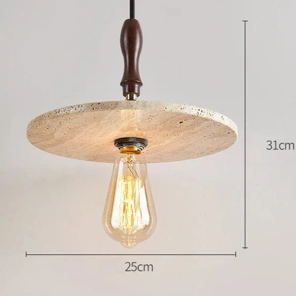Gaia Travertine Pendant Lamp