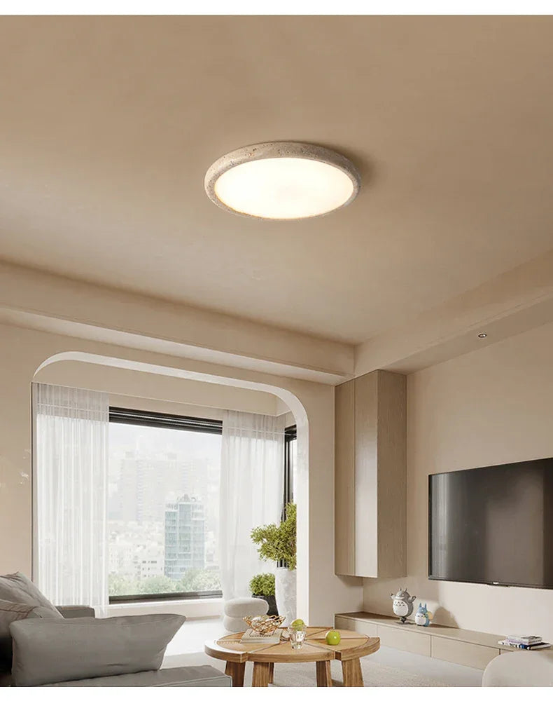 Monica Travertine Ceiling Lamp