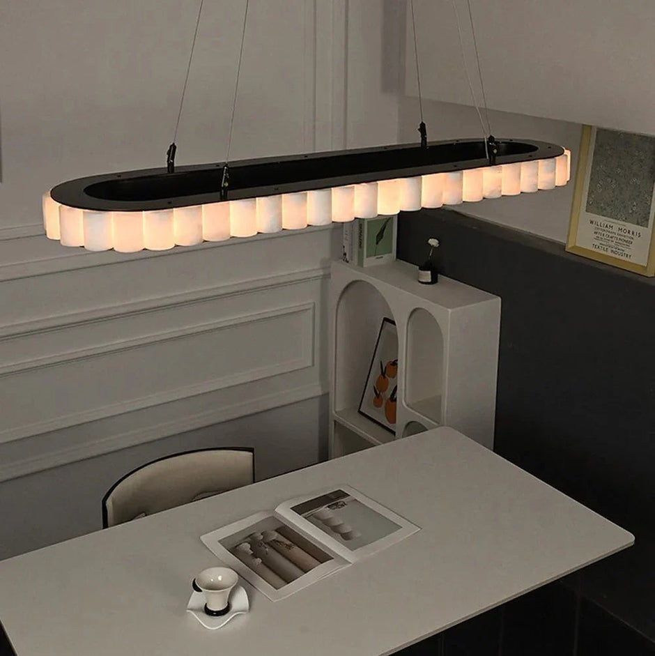 Capri Ovalo Marble Chandelier