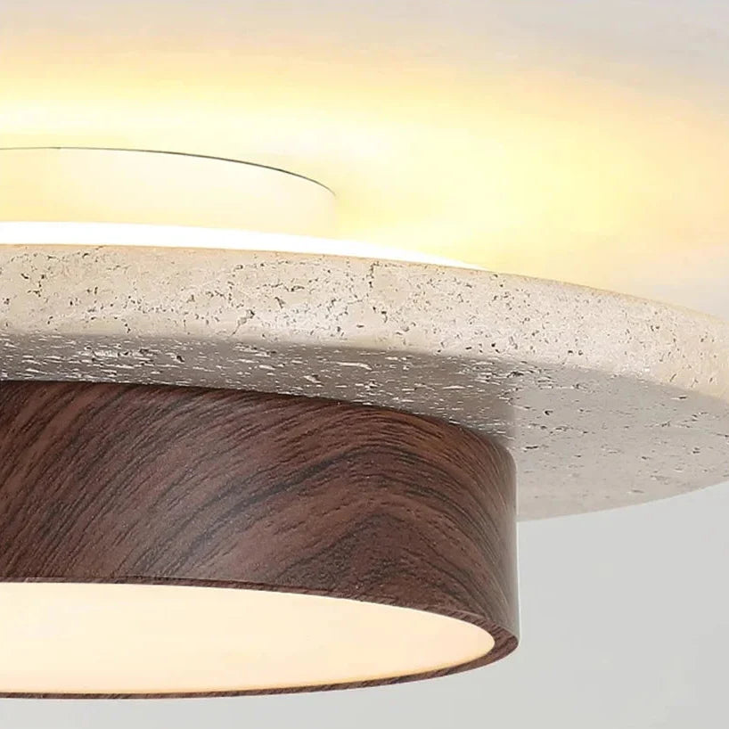 Misteha Travertine Ceiling Lamp