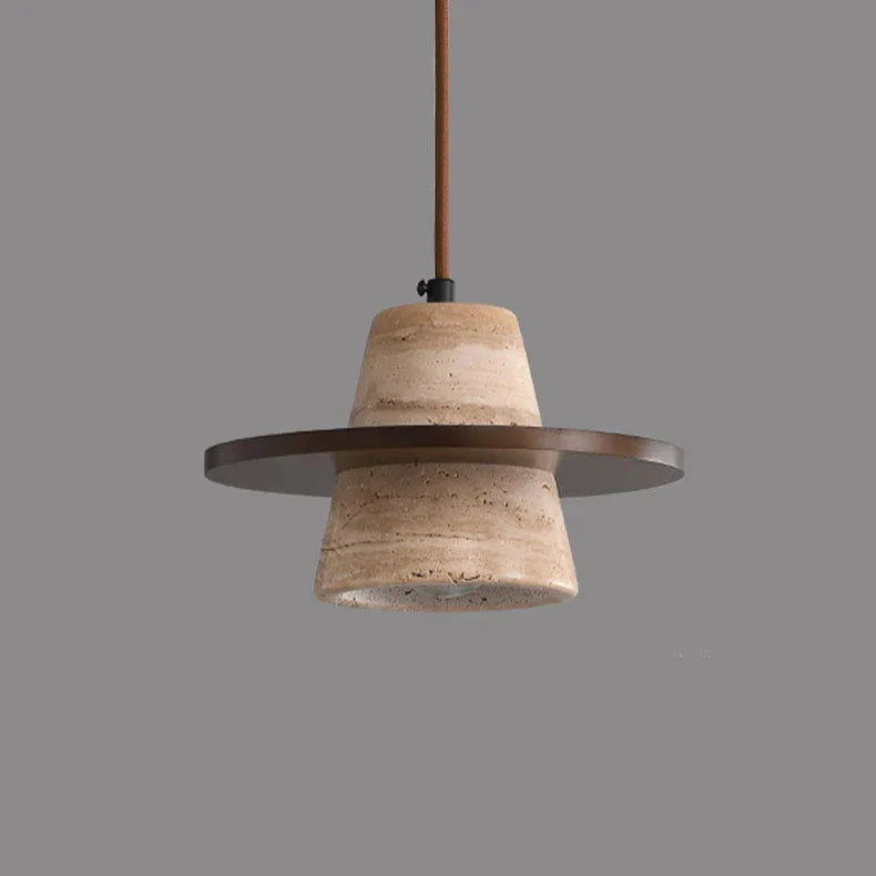 Genevieve Travertine Pendant Lamp