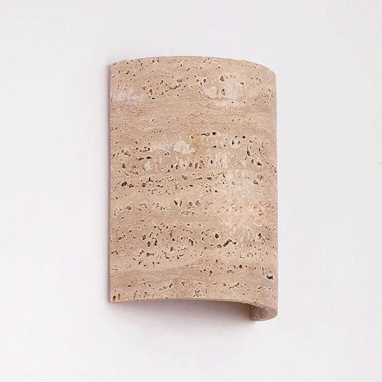 Azrel Travertine Wall Lamp