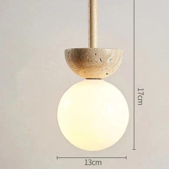 Audrey Travertine Pendant Lamp