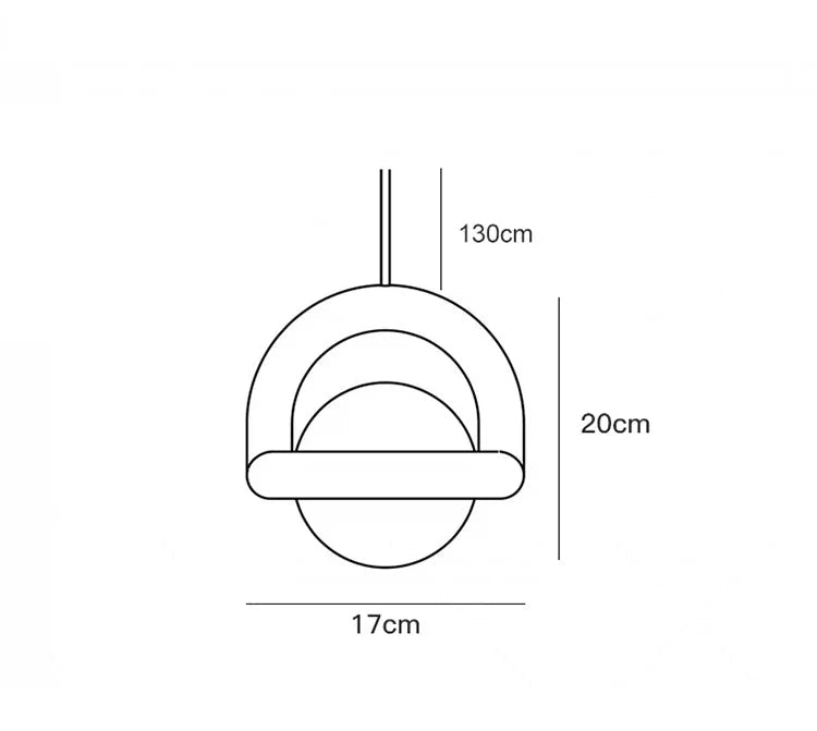 Cory Acrylic Pendant Light