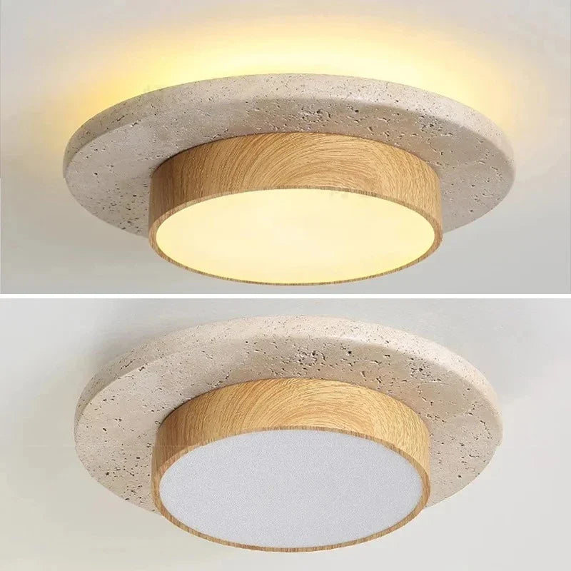 Misteha Travertine Ceiling Lamp