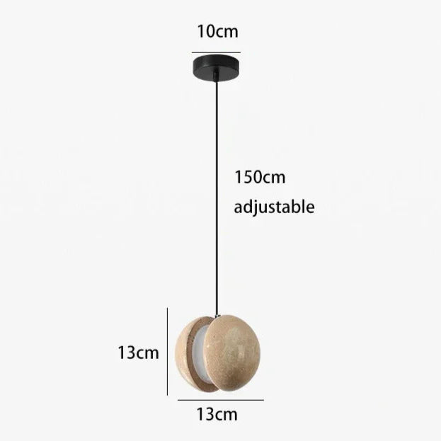 Kathleen Travertine Pendant Lamp