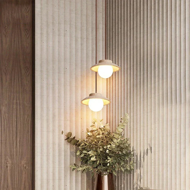 Brianna Travertine Pendant Lamp