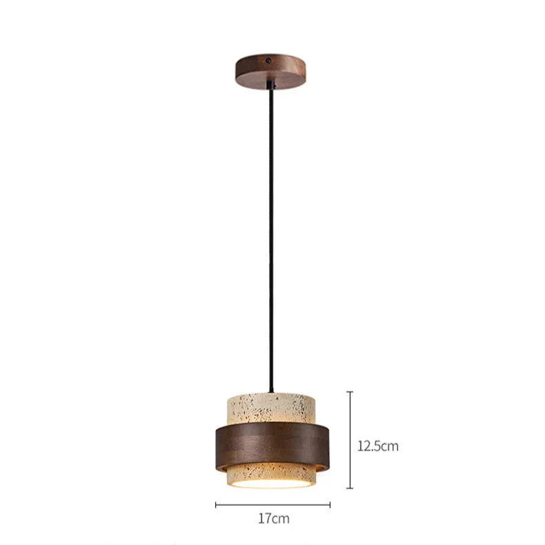 Antigone Travertine Pendant Lamp