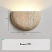Ballone Travertine Wall Lamp