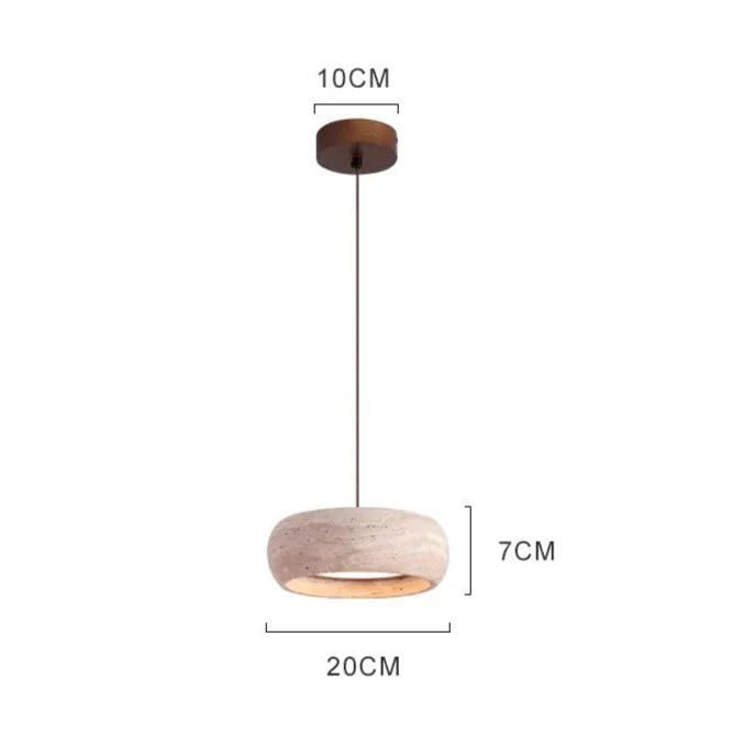 Jessica Travertine Pendant Lamp