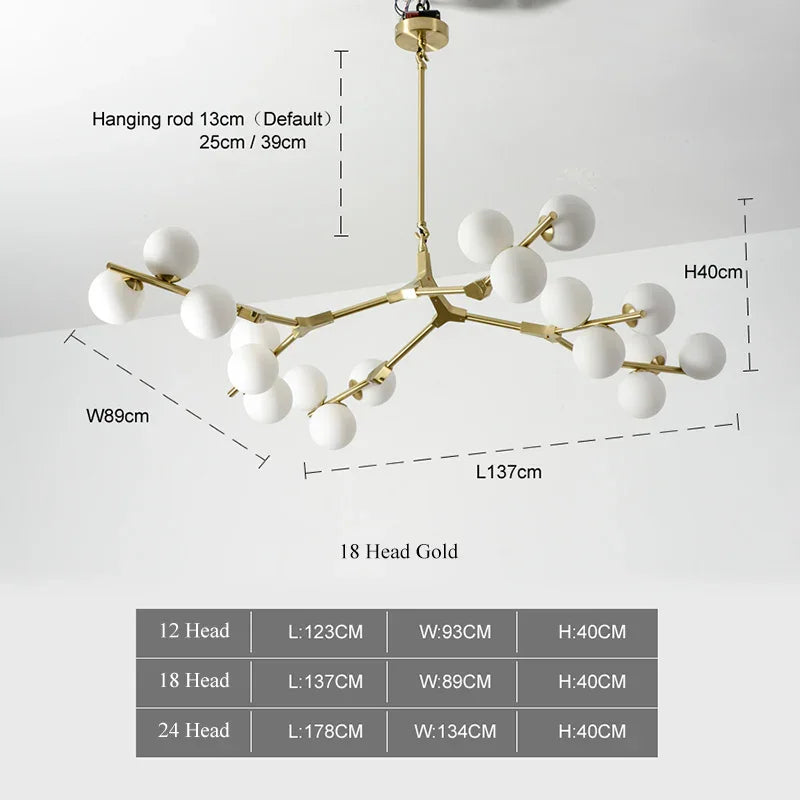 Knox Globe Chandelier