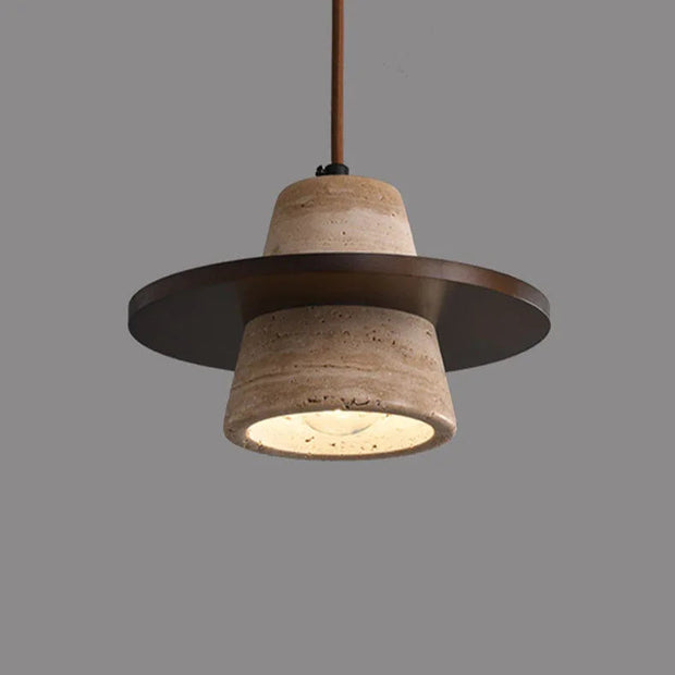 Genevieve Travertine Pendant Lamp