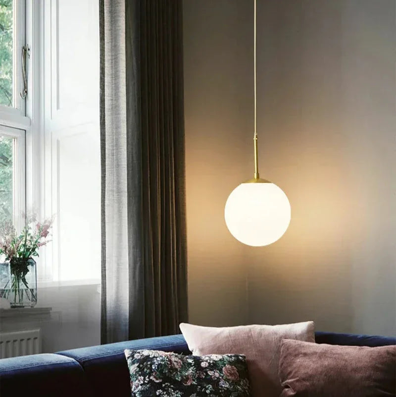 Kinley Glass Ball Pendant Lamp