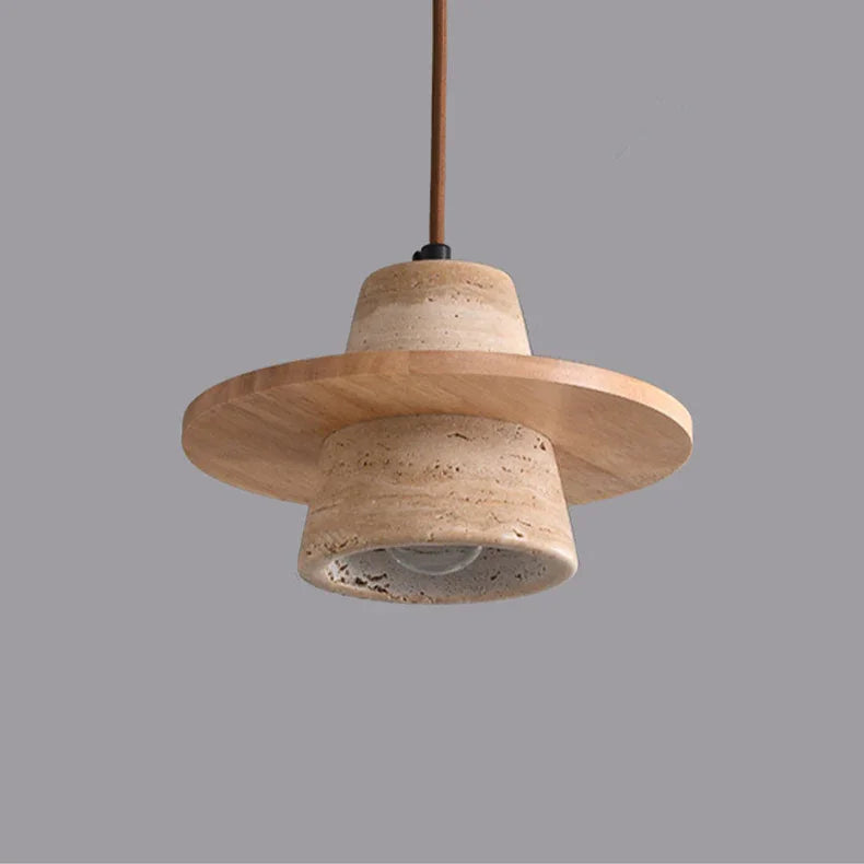 Genevieve Travertine Pendant Lamp