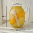 Hamish Striped Glass Vase