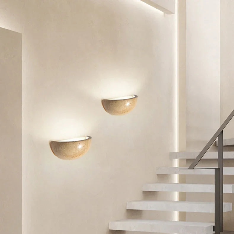 Avery Travertine Wall Lamp
