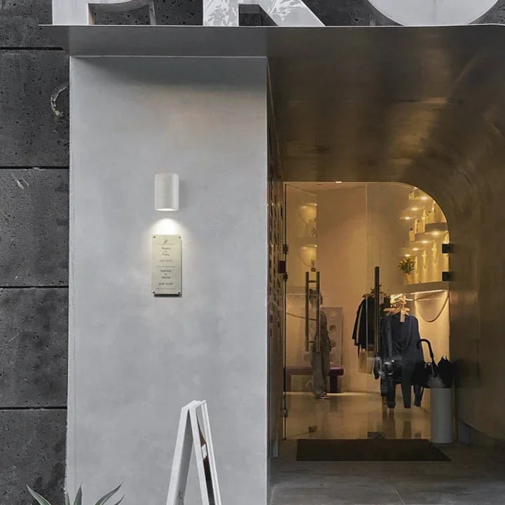 Adamaris Cement Outdoor Wall Lamp