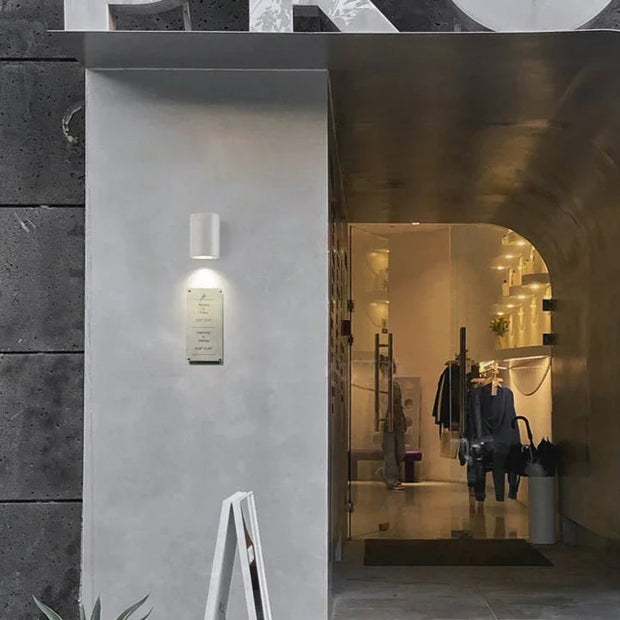 Adamaris Cement Outdoor Wall Lamp