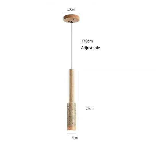 Jaime Travertine Pendant Lamp