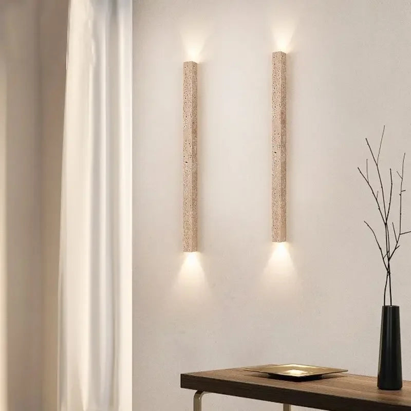 Cruz Travertine Wall Lamp