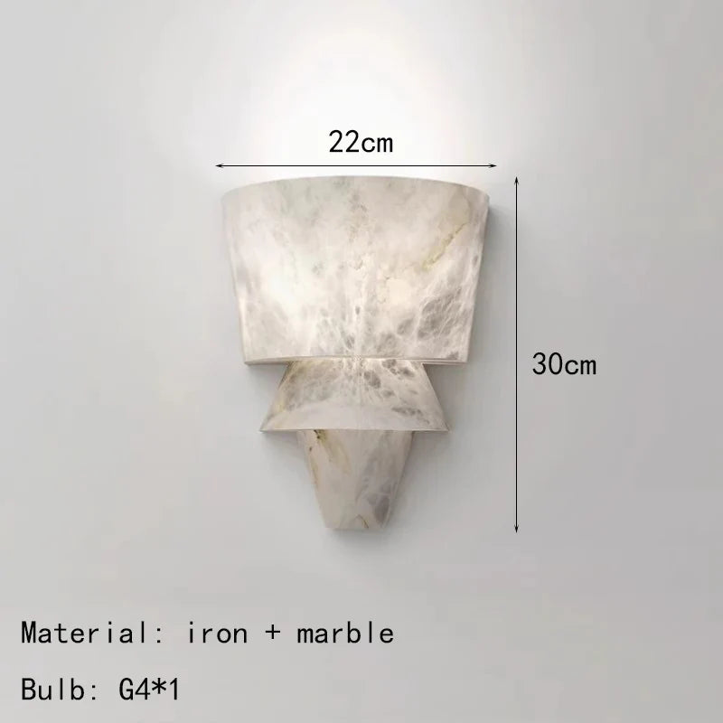 Evita Marble Wall Light