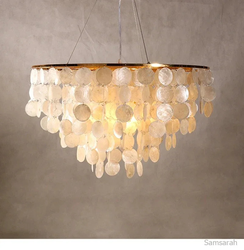 Seashell Pendant Chandelier