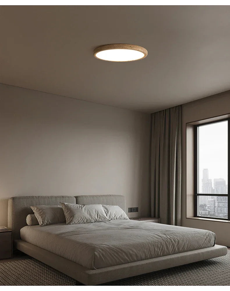 Monica Travertine Ceiling Lamp