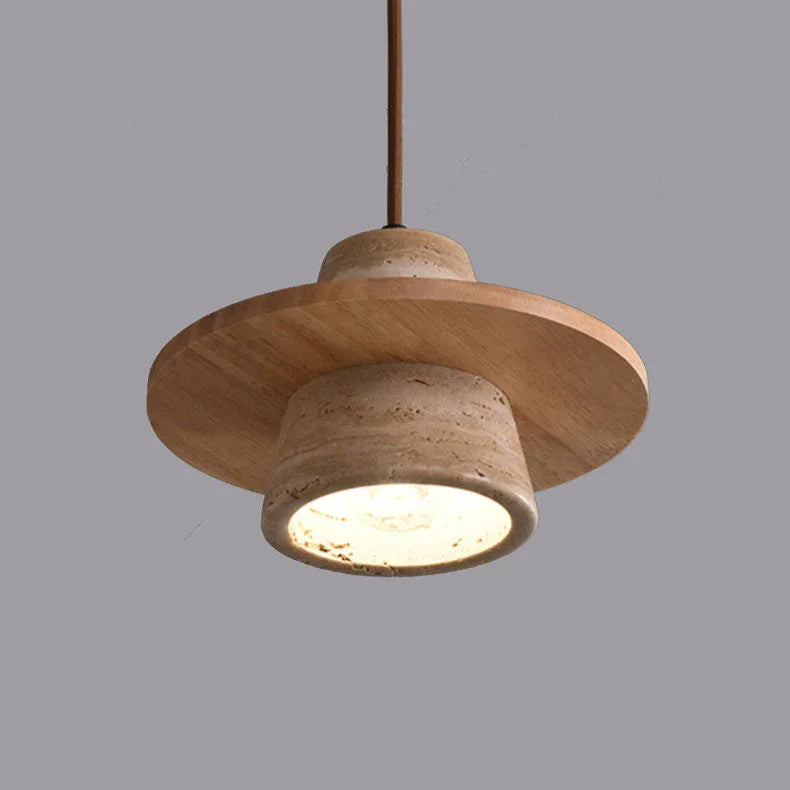 Genevieve Travertine Pendant Lamp