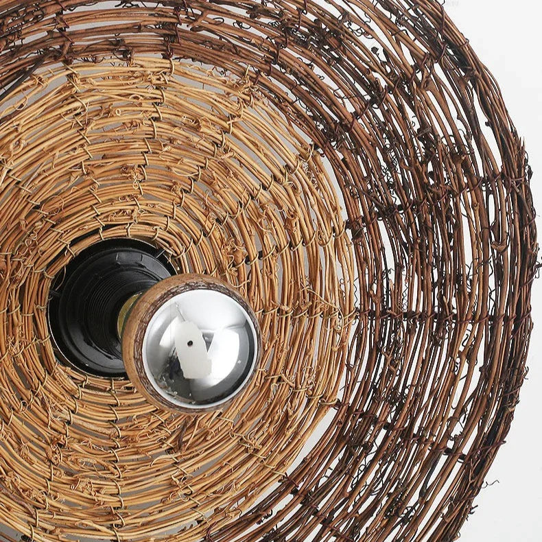 Finley Rattan Wall Lamp