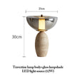 Mariven Travertine Table Lamp