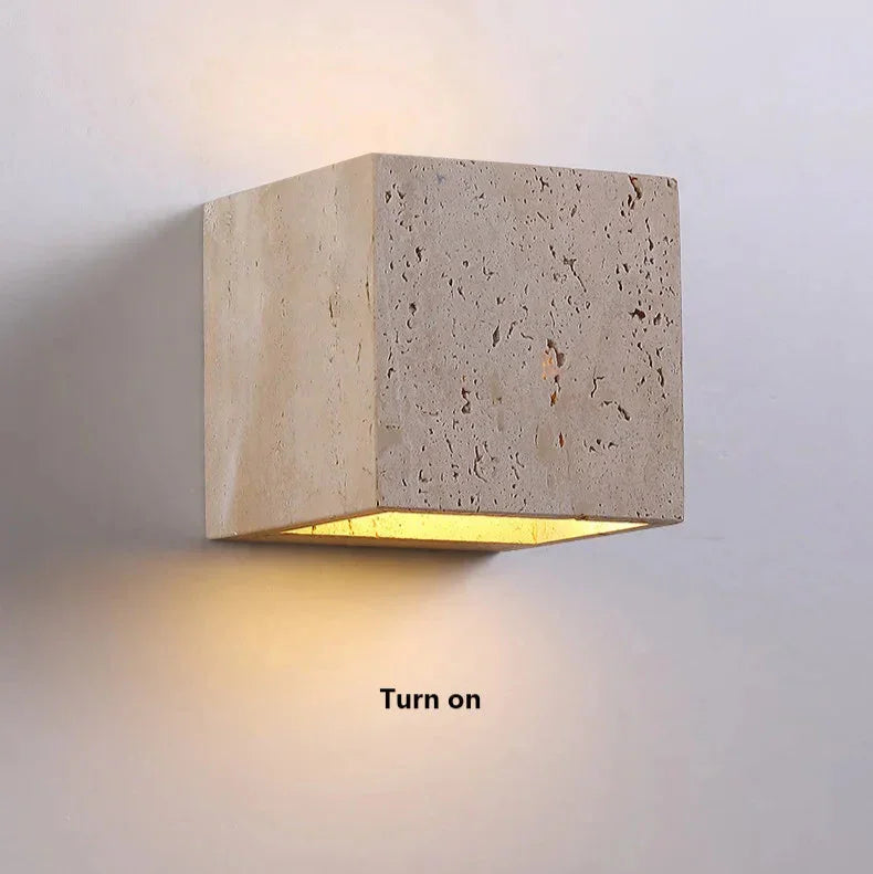 Vadalie Travertine Wall Lamp