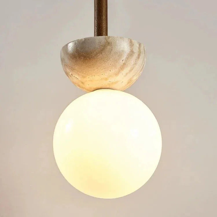 Audrey Travertine Pendant Lamp