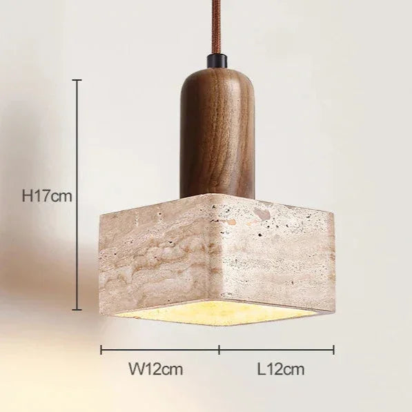 Esther Travertine Pendant Lamp