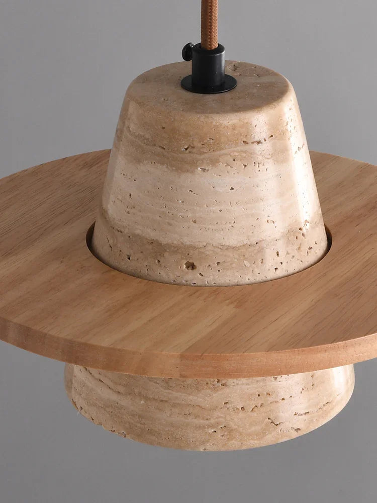 Genevieve Travertine Pendant Lamp