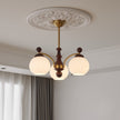 LUMEVOID Classic Elegant Orb Chandelier with Song Dynasty Aesthetics
