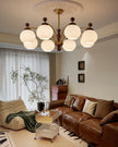 LUMEVOID Classic Elegant Orb Chandelier with Song Dynasty Aesthetics