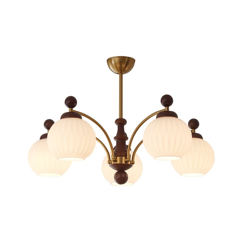 LUMEVOID Classic Elegant Orb Chandelier with Song Dynasty Aesthetics