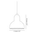 Maryann Travertine Pendant Lamp