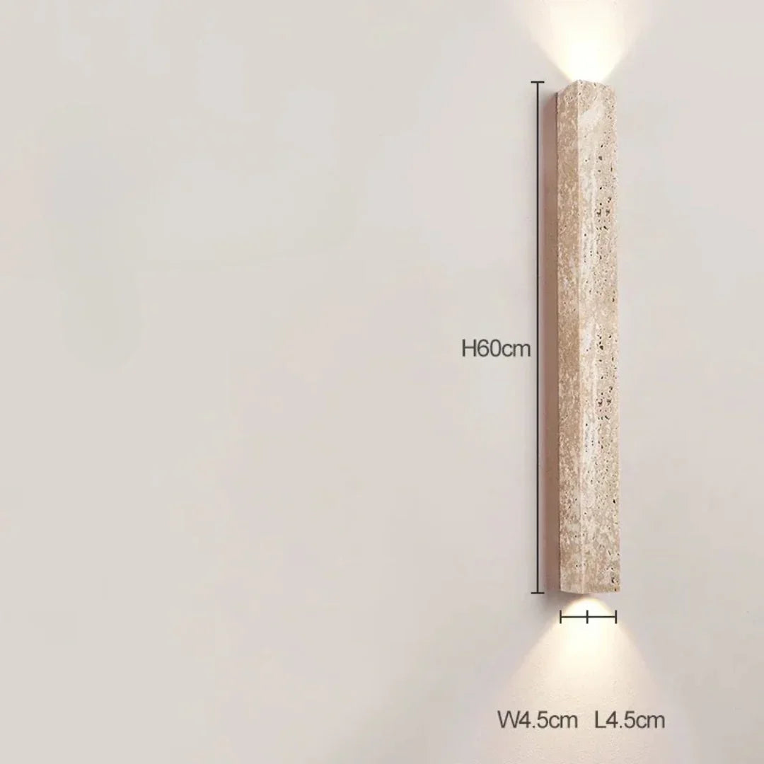 Cruz Travertine Wall Lamp