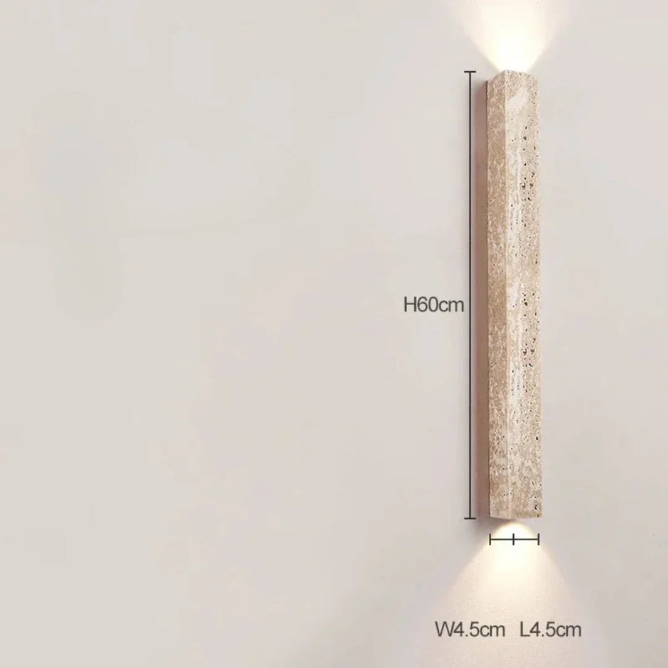 Cruz Travertine Wall Lamp