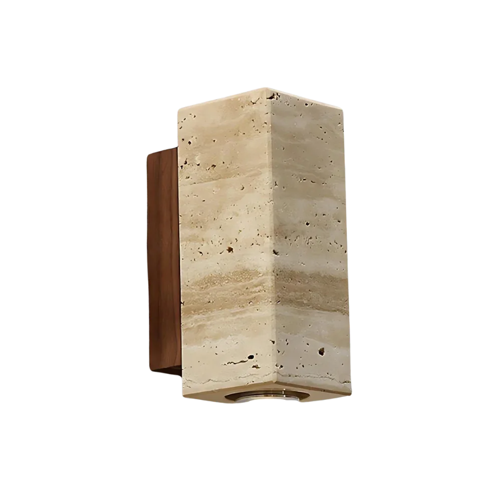 Tomoshibi Travertine Wall Lamp