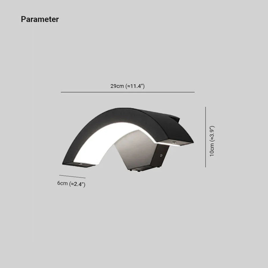 Astrid Nordic Outdoor Wall Lamp