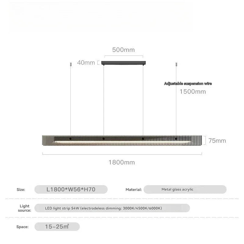 Modesta Glass Pendant Light