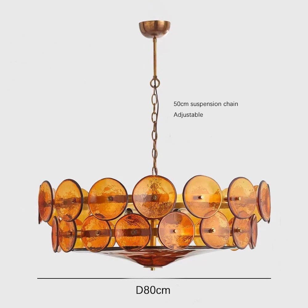 Clara Glass Chandelier