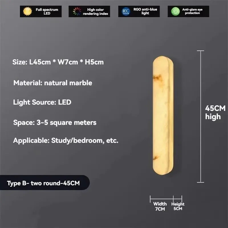 Mabhel Marble Wall Lamp