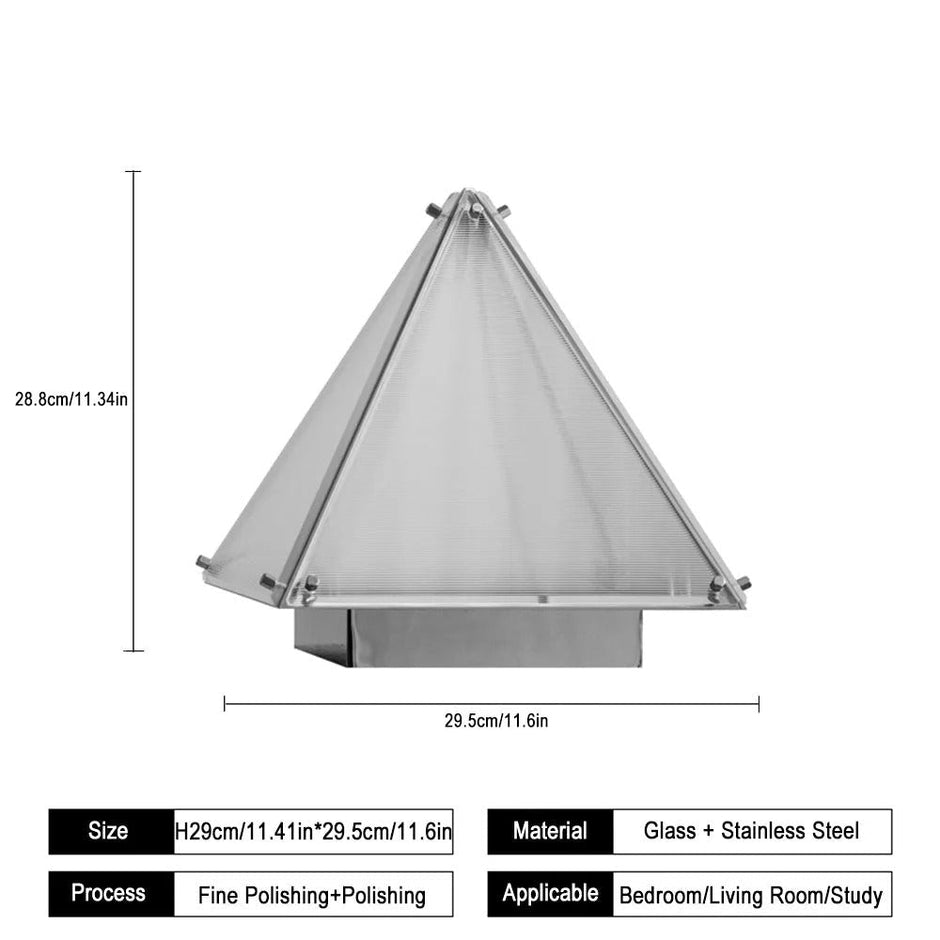 Pyramid Table Lamp